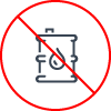 No fossil fuels icon