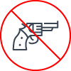 No weapons icon