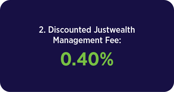 Discounted Justwealth Management Fee