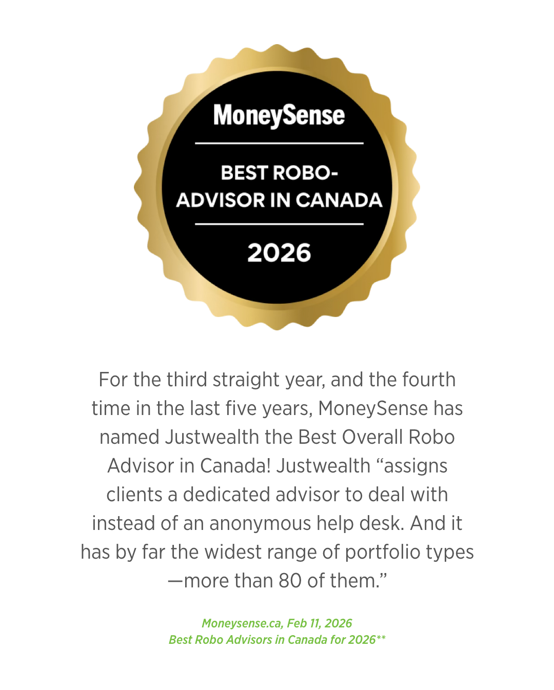 Justwealth MoneySense 2026 Slide – Mobile